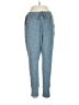 Bobeau Chevron-herringbone Blue Sweatpants Size L - photo 1