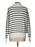Dex Stripes Silver Pullover Sweater Size L - photo 2