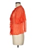 Joie Orange Short Sleeve Blouse Size M - photo 5