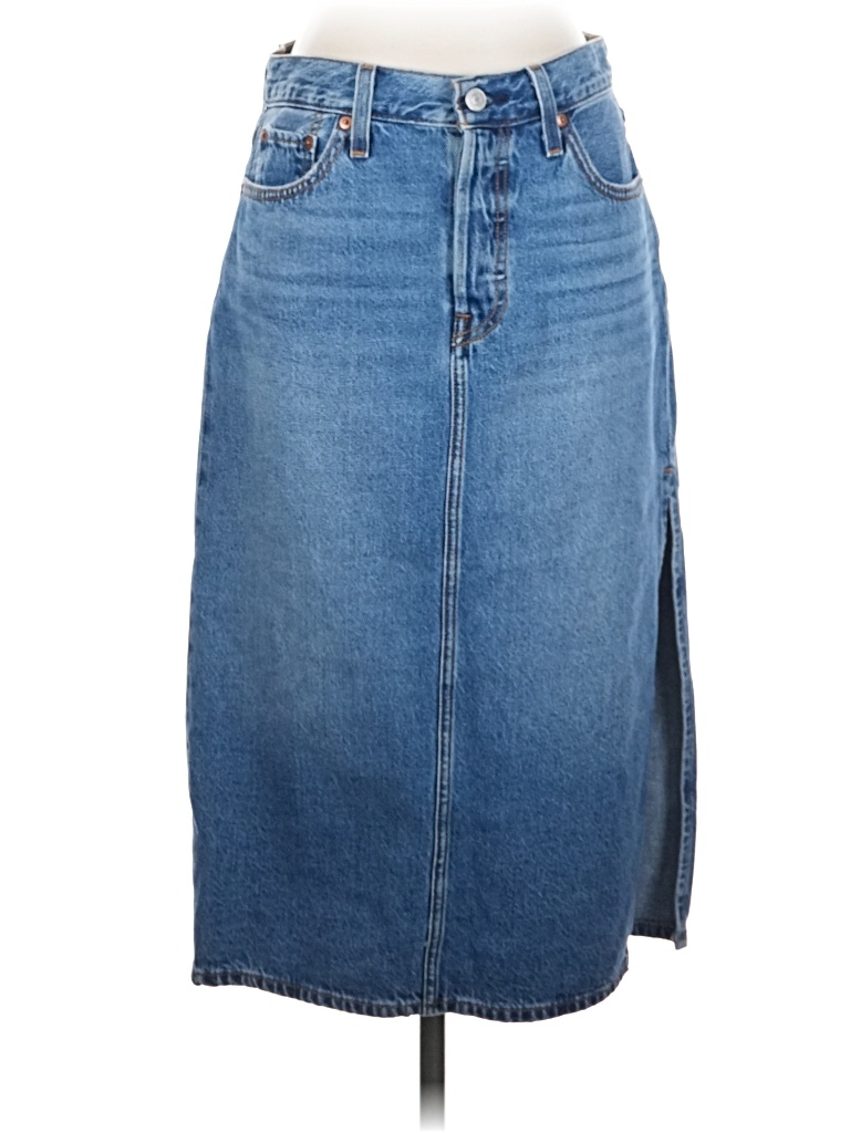Pre-owned Levi's Denim Skirt In Blue