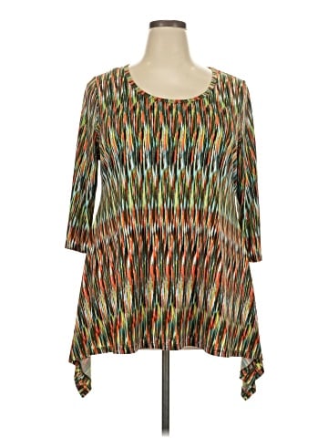 Karen Kane 3/4 Sleeve Blouse (view 1)