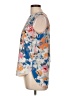 Rose + Olive Blue Sleeveless Blouse Size L - photo 5