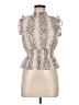 Japna 100% Polyester Ivory Sleeveless Blouse Size M - photo 1