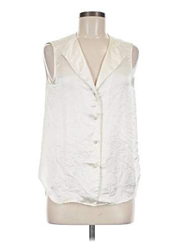 Theory Sleeveless Button-Down Shirt (view 1)