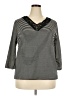 Chaps Black 3/4 Sleeve Top Size 3X - photo 1