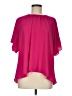 CeCe Pink Short Sleeve Blouse Size M - photo 1