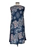 SJS Paisley Blue Casual Dress Size M - photo 2