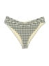 Assorted Brands Houndstooth Ivory Swimsuit Bottoms Size L - photo 1