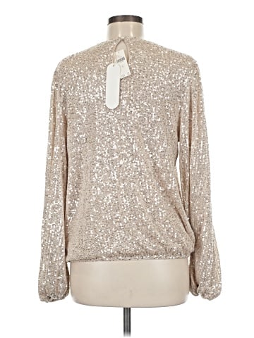 Flat White Long Sleeve Blouse (view 2)