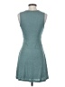 Alya Solid Teal Casual Dress Size XS - photo 2