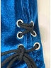 Self-Portrait Metallic Blue Board Shorts Size 6 - photo 6