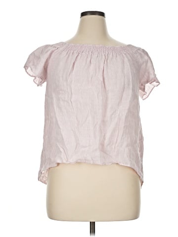 Saks Fifth Avenue Short Sleeve Blouse (view 1)