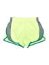 Danskin Now 100% Polyester Color Block Green Athletic Shorts Size XL - photo 1