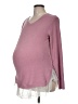 a:glow Pink Pullover Sweater Size Med Maternity - photo 1