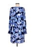 Lilly Pulitzer 100% Polyester Blue 3/4 Sleeve Blouse Size M - photo 2