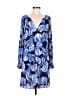 Lilly Pulitzer 100% Polyester Blue 3/4 Sleeve Blouse Size M - photo 1