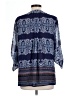 Pale Sky 100% Polyester Blue 3/4 Sleeve Blouse Size L - photo 2