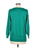 Doncaster Collection 100% Silk Teal Silk Pullover Sweater Size M - photo 2