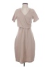 Roolee Solid Tan Casual Dress Size S - photo 1