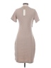 Roolee Solid Tan Casual Dress Size S - photo 2