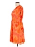 Old Navy Tie-dye Orange Cocktail Dress Size L - photo 5