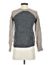 Rebecca Taylor Color Block Tan Gray Pullover Sweater Size S - photo 2