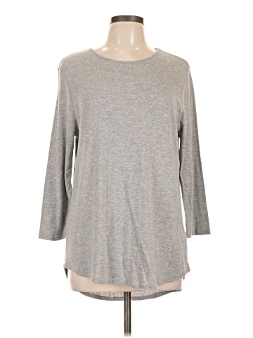 Joan Vass 3/4 Sleeve T-Shirt (view 1)