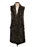 Dolce Cabo Brown Faux Fur Vest Size S - photo 1
