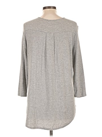 Joan Vass 3/4 Sleeve T-Shirt (view 2)