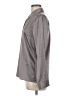 Express Metallic Gray Long Sleeve Button-Down Shirt Size M - photo 5