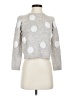 Lumiere Polka Dots Silver Pullover Sweater Size S - photo 1