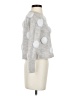 Lumiere Polka Dots Silver Pullover Sweater Size S - photo 4