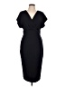 Alexia Admor Solid Black Cocktail Dress Size L - photo 1