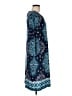 Luxology Print Blue Casual Dress Size M - photo 4