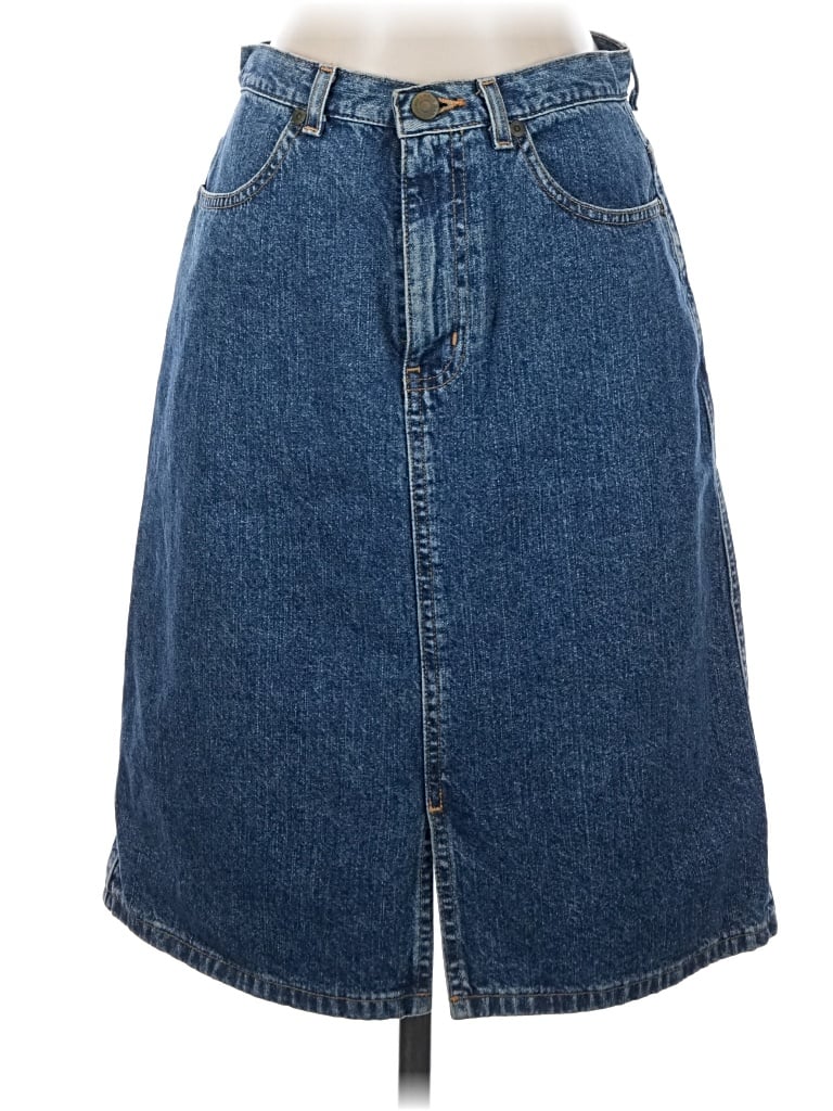 Pre-owned Eddie Bauer Denim Skirt In Blue