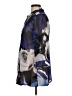 Fever 100% Polyester Print Blue 3/4 Sleeve Blouse Size L - photo 5
