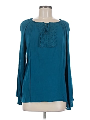 St. John's Bay Long Sleeve Blouse (view 1)