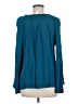 St. John's Bay 100% Rayon Teal Long Sleeve Blouse Size M - photo 2