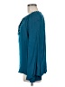 St. John's Bay 100% Rayon Teal Long Sleeve Blouse Size M - photo 5