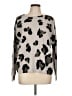 Gerry Weber Animal Print Silver Pullover Sweater Size 12 - photo 1