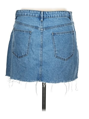 Beginning Boutique Denim Skirt (view 2)