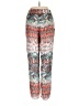 Velvet 100% Viscose Print Red Casual Pants Size M - photo 2