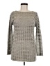 Adrienne Vittadini Metallic Silver Pullover Sweater Size M - photo 1
