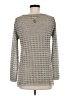Adrienne Vittadini Metallic Silver Pullover Sweater Size M - photo 2