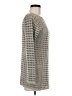 Adrienne Vittadini Metallic Silver Pullover Sweater Size M - photo 4