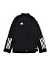Adidas 100% Polyester Black Track Jacket Size 7 - 8 - photo 1