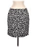 Halogen Animal Print Gray Casual Skirt Size 8 - photo 2
