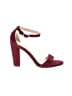 Bamboo Burgundy Sandals Size 7 1/2 - photo 1