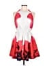 Keepsake Graphic White Cocktail Dress Size M - photo 1