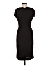 Escada Solid Black Cocktail Dress Size EU 38 / US 8 - photo 2